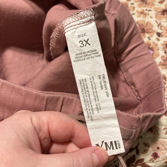 NWT Mauve Straight Leg Crop Pants size 3XL - Picture 5 of 5